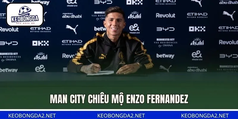 Man City chiêu mộ Enzo Fernandez