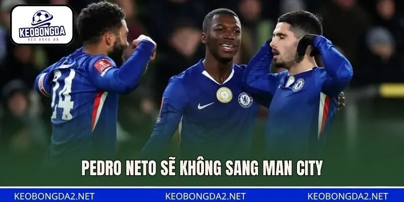 Pedro Neto sẽ không sang Man City
