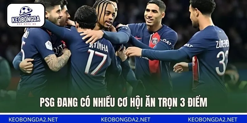 PSG đang có nhiều cơ hội ăn trọn 3 điểm