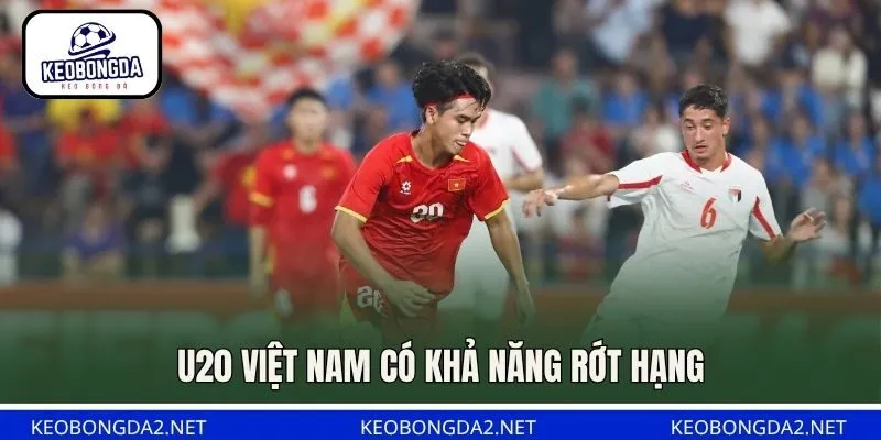 U20 Việt Nam có khả năng rớt hạng